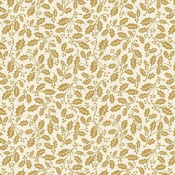 Poinsettias at Christmas CF17636-CREAM by Jennifer Bosworth for Riley Blake Designs, Image