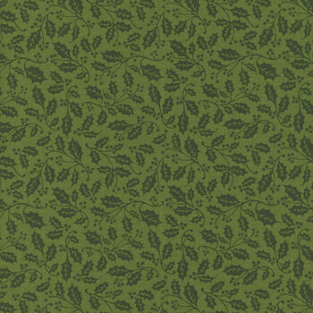 Poinsettias at Christmas C17636-GREEN by Jennifer Bosworth for Riley Blake Designs, Image