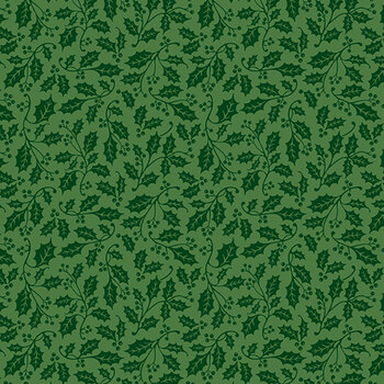 Poinsettias at Christmas C17636-GREEN by Jennifer Bosworth for Riley Blake Designs, Image