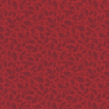 Poinsettias at Christmas C17636-RED by Jennifer Bosworth for Riley Blake Designs, Image