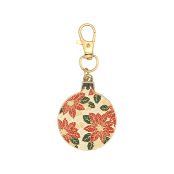 Christmas Ball Ornament Enamel Charm