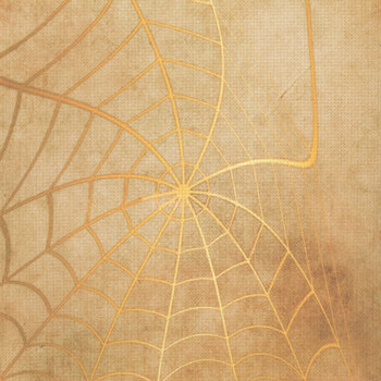 Fabric Flair - Mocha Parchment Webs 14ct Aida Cloth 18