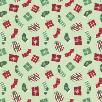 Evergreen Wishes C17812-MINT by Traci Reed for Riley Blake Designs