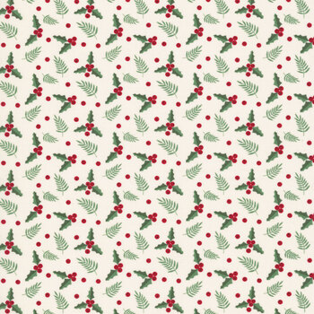 Evergreen Wishes C17814-CREAM by Traci Reed for Riley Blake Designs