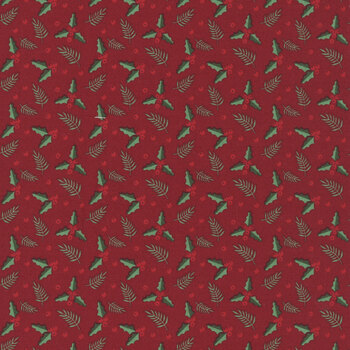 Evergreen Wishes C17814-RED by Traci Reed for Riley Blake Designs