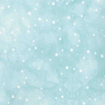 Fabric Flair - Snow On Aqua 14ct Aida Cloth 18