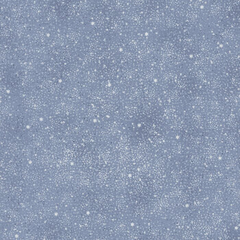 Stof Christmas 2026 - Snow Crystals 4593-614 Light Blue/Silver Small Dots and Stars by Stof Fabrics, Image