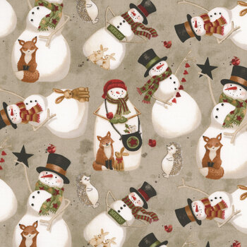 Northern Christmas C17831-NEUTRAL by Teresa Kogut for Riley Blake Designs