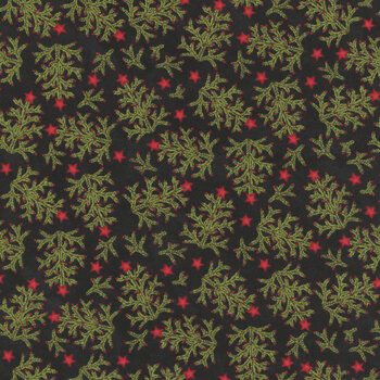 Northern Christmas C17832-BLACK by Teresa Kogut for Riley Blake Designs
