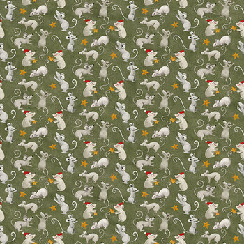 Northern Christmas C17833-GREEN by Teresa Kogut for Riley Blake Designs, Image