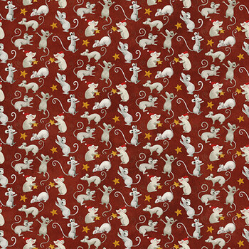 Northern Christmas C17833-RED by Teresa Kogut for Riley Blake Designs, Image