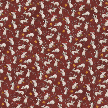 Northern Christmas C17833-RED by Teresa Kogut for Riley Blake Designs