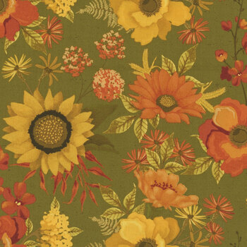 Bountiful C17860-GREEN by Sandy Gervais for Riley Blake Designs