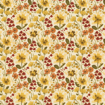 Bountiful C17861-CREAM by Sandy Gervais for Riley Blake Designs