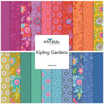 Kipling Gardens  Yardage by Lily Ashbury for Riley Blake Designs, Image