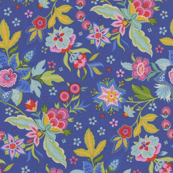 Kipling Gardens C17880-BLUEBERRY by Lily Ashbury for Riley Blake Designs