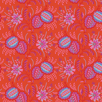 Kipling Gardens C17881-SUNSET by Lily Ashbury for Riley Blake Designs, Image