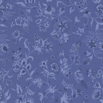 Kipling Gardens C17882-BLUEBERRY by Lily Ashbury for Riley Blake Designs