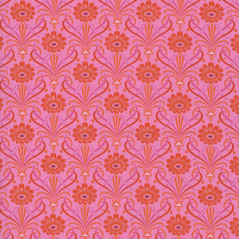 Kipling Gardens C17883-HOTPINK by Lily Ashbury for Riley Blake Designs