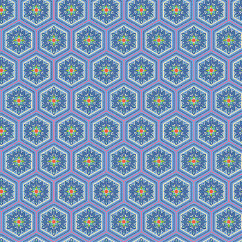 Kipling Gardens C17884-BLUEBERRY by Lily Ashbury for Riley Blake Designs, Image