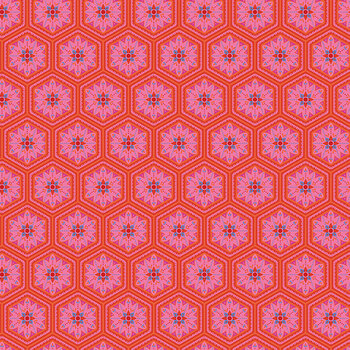 Kipling Gardens C17884-SUNSET by Lily Ashbury for Riley Blake Designs, Image