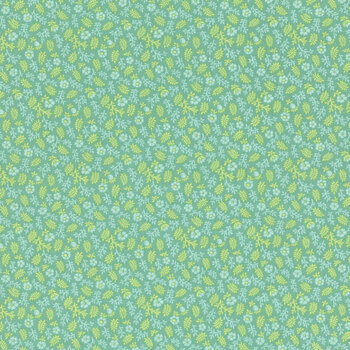 Kipling Gardens C17886-TEAL by Lily Ashbury for Riley Blake Designs