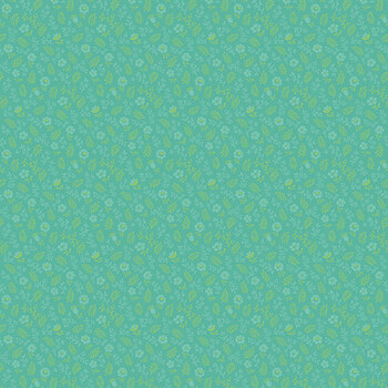 Kipling Gardens C17886-TEAL by Lily Ashbury for Riley Blake Designs, Image