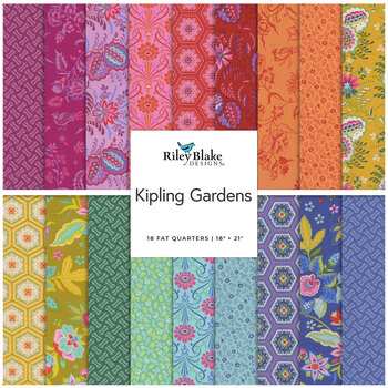 Kipling Gardens  Fat Quarter Bundle Lily Ashbury for Riley Blake Designs