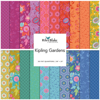 Kipling Gardens  20 FQ Set by Lily Ashbury for Riley Blake Designs, Image