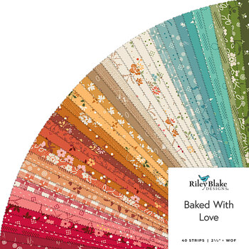 Baked with Love  2-1/2” Rolie Polie by Lori Holt for Riley Blake Designs, Image