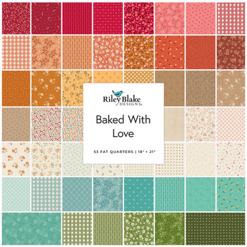 Baked with Love  53 FQ Set by Lori Holt for Riley Blake Designs, Image