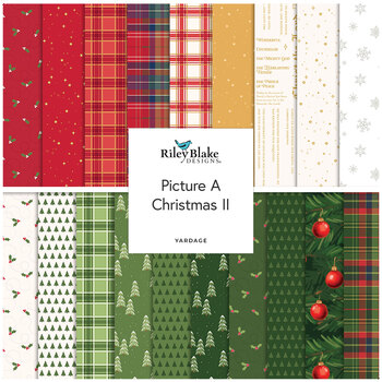 Picture a Christmas II  Yardage by Riley Blake Designs, Image