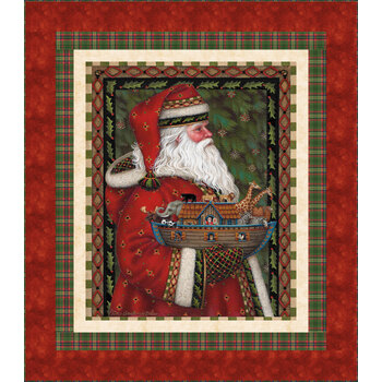  Santa and Ark Panel Quilt Kit, Image