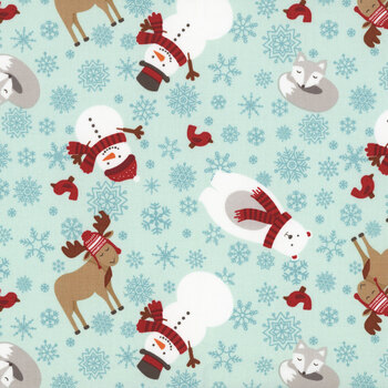 A Perfect Winter C17990-POWDER by Lori Whitlock for Riley Blake Designs