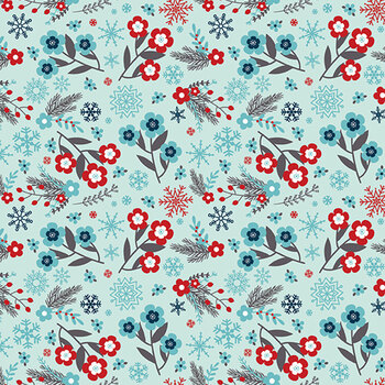 A Perfect Winter C17991-POWDER by Lori Whitlock for Riley Blake Designs, Image