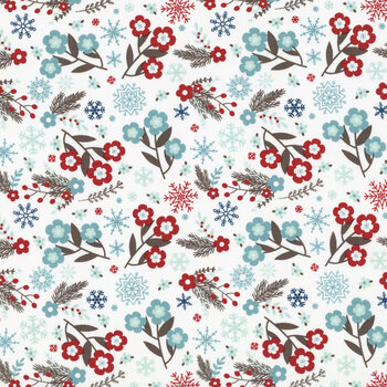 A Perfect Winter C17991-WHITE by Lori Whitlock for Riley Blake Designs