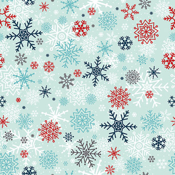 A Perfect Winter C17992-POWDER by Lori Whitlock for Riley Blake Designs, Image
