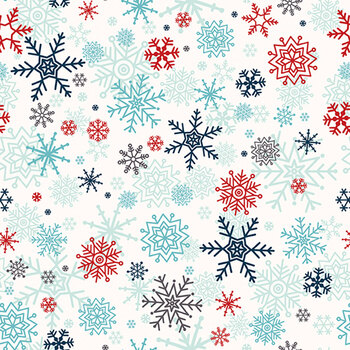 A Perfect Winter C17992-WHITE by Lori Whitlock for Riley Blake Designs, Image
