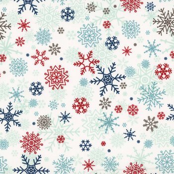 A Perfect Winter C17992-WHITE by Lori Whitlock for Riley Blake Designs