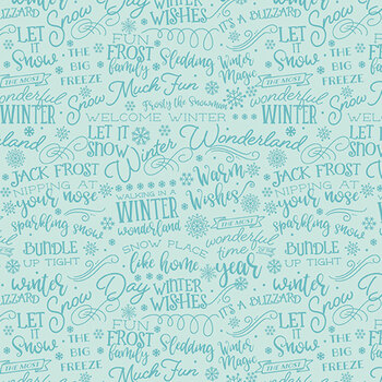 A Perfect Winter C17993-POWDER by Lori Whitlock for Riley Blake Designs, Image