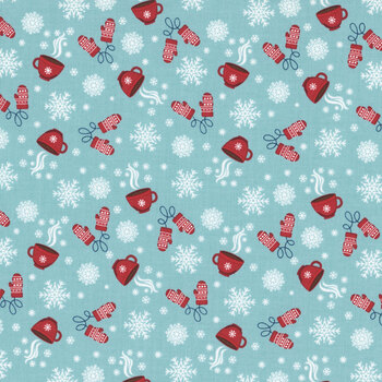 A Perfect Winter C17994-BLUE by Lori Whitlock for Riley Blake Designs