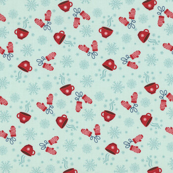 A Perfect Winter C17994-POWDER by Lori Whitlock for Riley Blake Designs