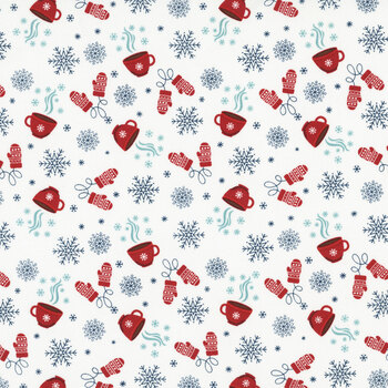 A Perfect Winter C17994-WHITE by Lori Whitlock for Riley Blake Designs