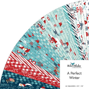 A Perfect Winter  2-1/2” Rolie Polie by Lori Whitlock for Riley Blake Designs, Image