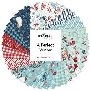 A Perfect Winter  5" Stacker Lori Whitlock for Riley Blake Designs