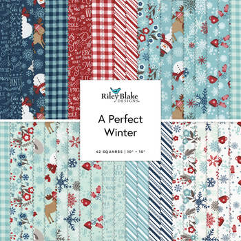 A Perfect Winter  10" Stacker Lori Whitlock for Riley Blake Designs