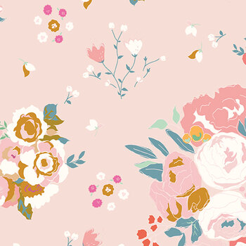 Cotton Nook C17970-BLUSH by Minki Kim for Riley Blake Designs, Image