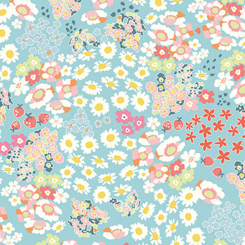Cotton Nook C17971-AQUA by Minki Kim for Riley Blake Designs, Image