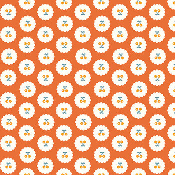 Cotton Nook C17973-ORANGE by Minki Kim for Riley Blake Designs, Image