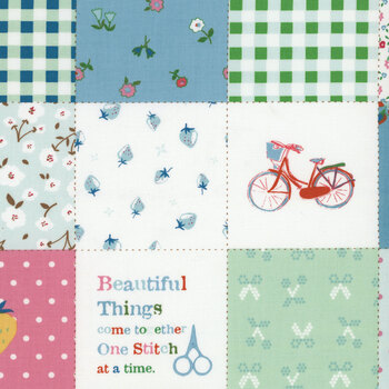 Cotton Nook C17978-BLUE by Minki Kim for Riley Blake Designs